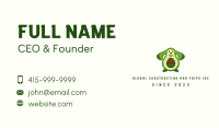 Cute Avocado Mascot Business Card Image Preview