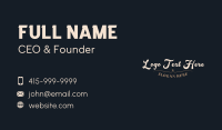 Boutique Vintage Shop Business Card Image Preview