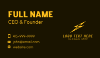 Lightning Fast Athlete Business Card Preview