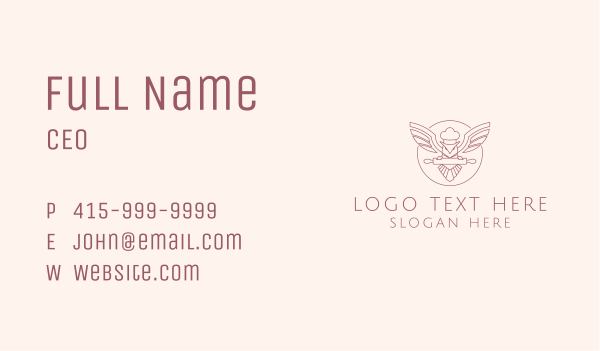 Owl Bakery Shop Business Card Design Image Preview