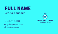 Gaming Robot Streamer Business Card Image Preview
