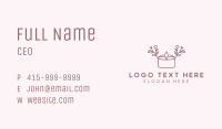 Floral Tealight Candle Business Card Image Preview