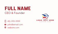 Patriot Eagle Philippine Flag Business Card Preview