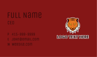 Predator Tiger Gamer  Business Card Image Preview