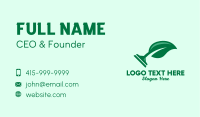 Natural Squeegee Cleaner  Business Card Image Preview