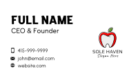 Dental Apple  Business Card Design