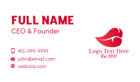 Red Vampire Lips  Business Card Image Preview