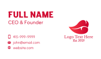 Red Vampire Lips  Business Card Image Preview