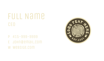 Native Wood Seal  Business Card Image Preview