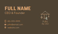 Wall Hanging Macrame Decor Business Card Image Preview