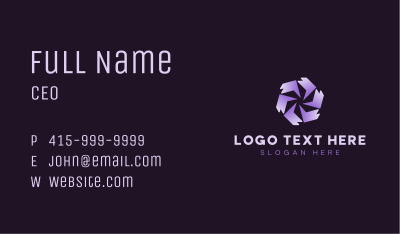 AI Software Technology Business Card Image Preview