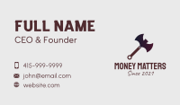 Bat Battle Axe  Business Card Image Preview