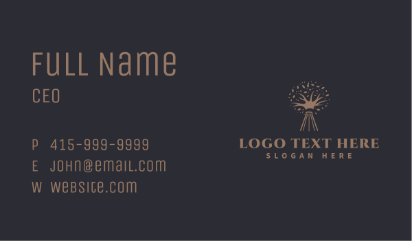 Tree Book Education Business Card Design Image Preview