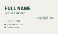 Business Elegant Wordmark Business Card Design