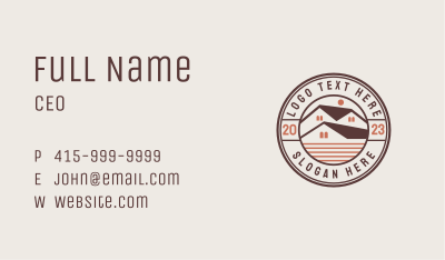 Residential Housing Badge Business Card Image Preview