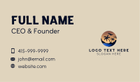 Beach Plane Travel Business Card Image Preview