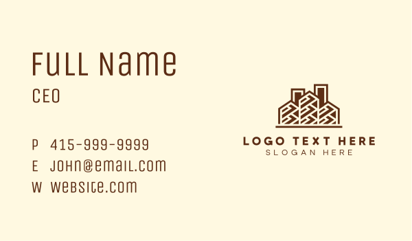 Building Architecture Contractor Business Card Design Image Preview