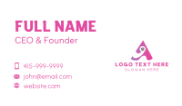 Pink Cyber A Business Card Preview