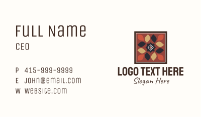 Textile Design Art  Business Card