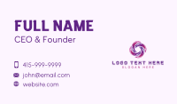 Tech AI Cyberspace Business Card Preview