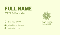 Spiral Flower Line Art Business Card Image Preview