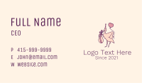 Stork Bird Newborn Baby Business Card Image Preview
