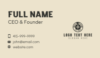 Laser Metalworks Machinery Business Card Design