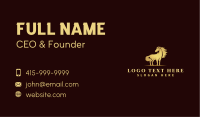 Wild Mustang Horse  Business Card Design