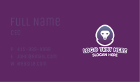 Gradient Skull Hoodie Business Card Image Preview