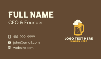 Beer Mug Pub Business Card Design