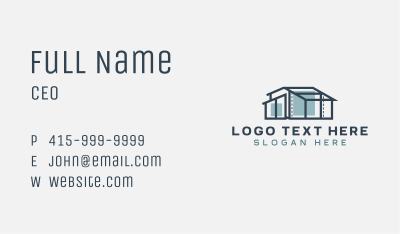 Home Builder Architect Business Card Image Preview