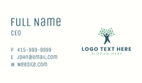 Human Tree Eco Leaves Business Card Image Preview