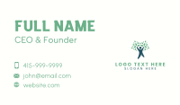 Human Tree Eco Leaves Business Card Image Preview