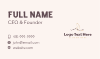 Masseuse Care Wellness Business Card Image Preview