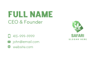 Green Cannabis Store Business Card Image Preview