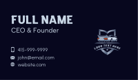Garage Car Shield Business Card Image Preview