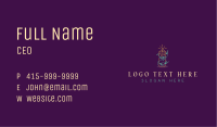 Floral Candle Flame Business Card Image Preview