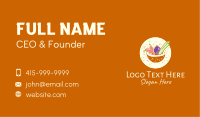 Coconut Ingredients Bowl Business Card Image Preview