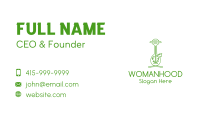 Green Guitar Outline  Business Card Image Preview
