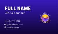 Sunset Beach Vacation Business Card Image Preview