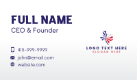 Texas Flag Map Business Card Image Preview