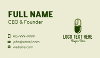 Minimalist Herbal Capsule Business Card Image Preview