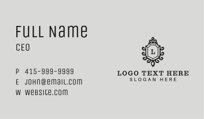 Shield Luxe Boutique Business Card Image Preview