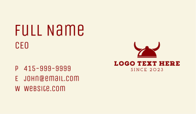 Red Horns Buffet Business Card Image Preview
