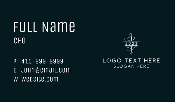Needle Stitching Thread Business Card Design Image Preview