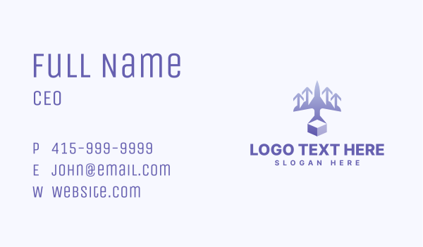 Plane Freight Transport Business Card Design Image Preview