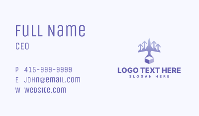 Plane Freight Transport Business Card Image Preview