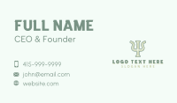 Wellness Psychology Therapist Business Card Design