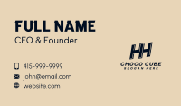 Company Brand Letter H Business Card Image Preview