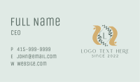 Corporate Law Lettermark Business Card Image Preview